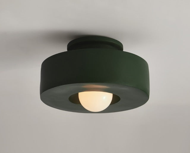 Etou Wabi-Sabi Resin Ceiling Light HDPE E27 30cm Bedroom Living Room Bathroom Kitchen Hardwired Minimalist Natural | Faylight