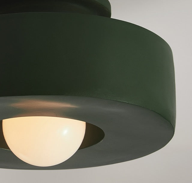 Etou Wabi-Sabi Resin Ceiling Light HDPE E27 30cm Bedroom Living Room Bathroom Kitchen Hardwired Minimalist Natural | Faylight