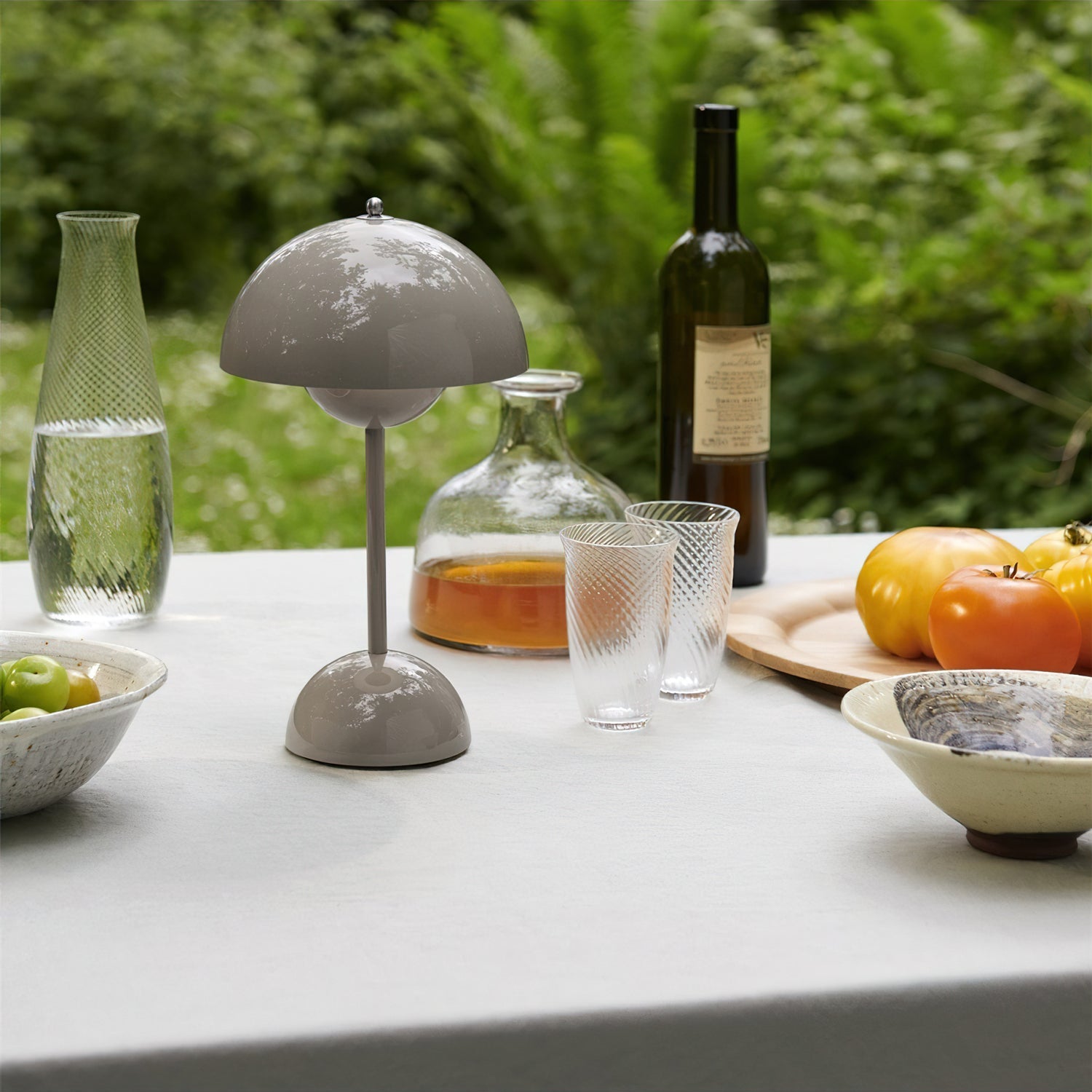 Flowerpot Portable Table Lamp Rechargeable LED Cordless Indoor Outdoor | Faylight
