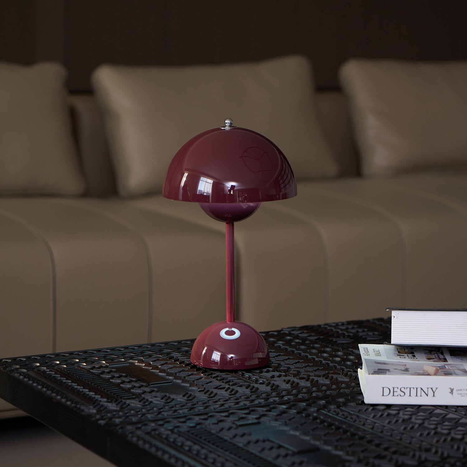Flowerpot Portable Table Lamp Rechargeable LED Cordless Indoor Outdoor | Faylight