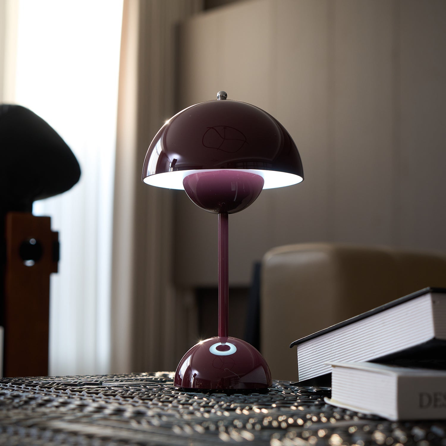 Flowerpot Portable Table Lamp Rechargeable LED Cordless Indoor Outdoor | Faylight