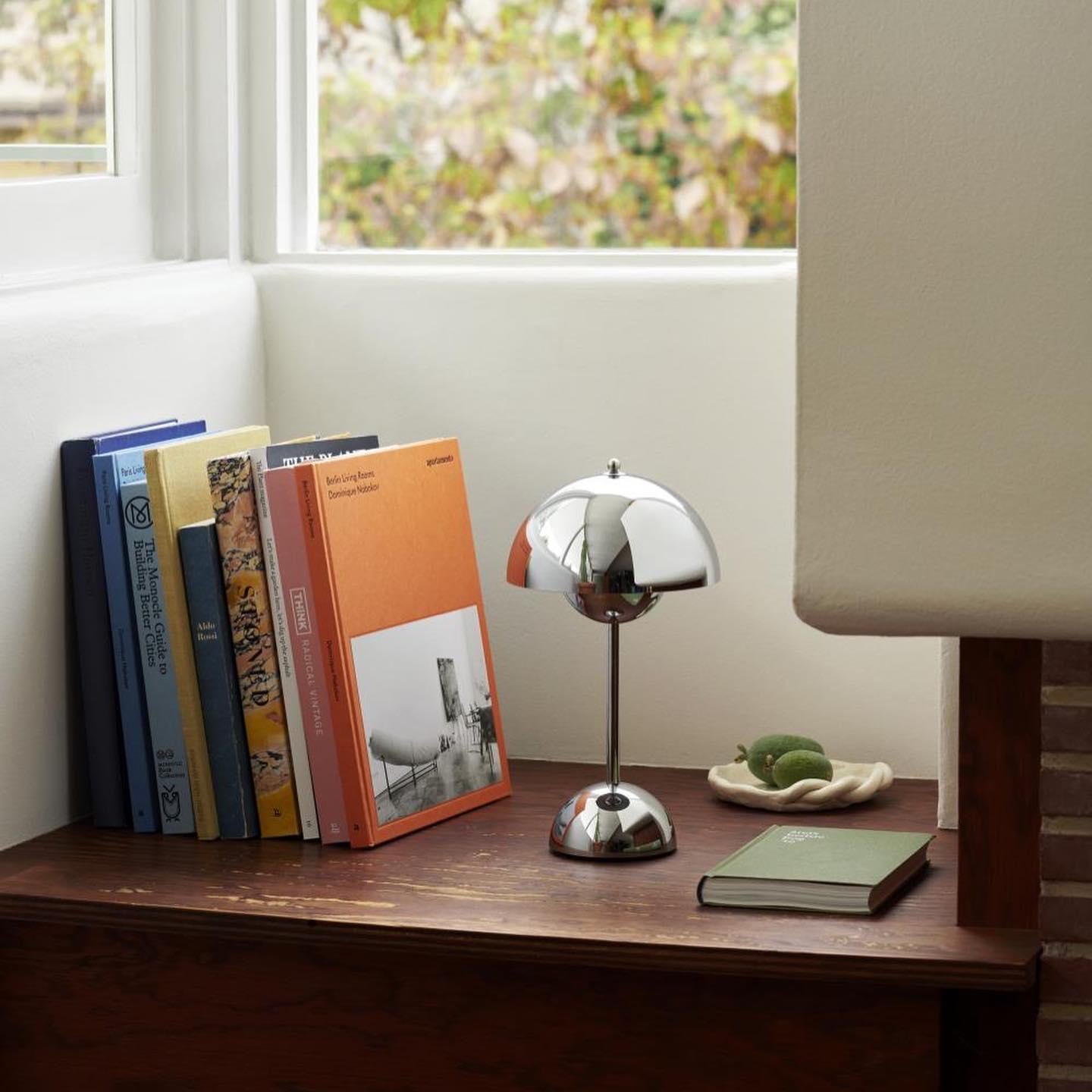 Flowerpot Portable Table Lamp Rechargeable LED Cordless Indoor Outdoor | Faylight