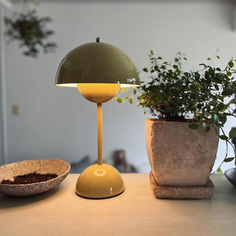Flowerpot Portable Table Lamp Rechargeable LED Cordless Indoor Outdoor | Faylight