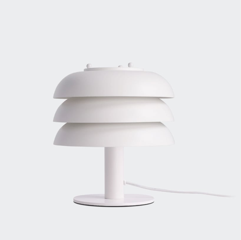 Organ Table Lamp Metal Aluminium E27 22cm Bedroom Living Room Bedside Modern Minimalist | Faylight