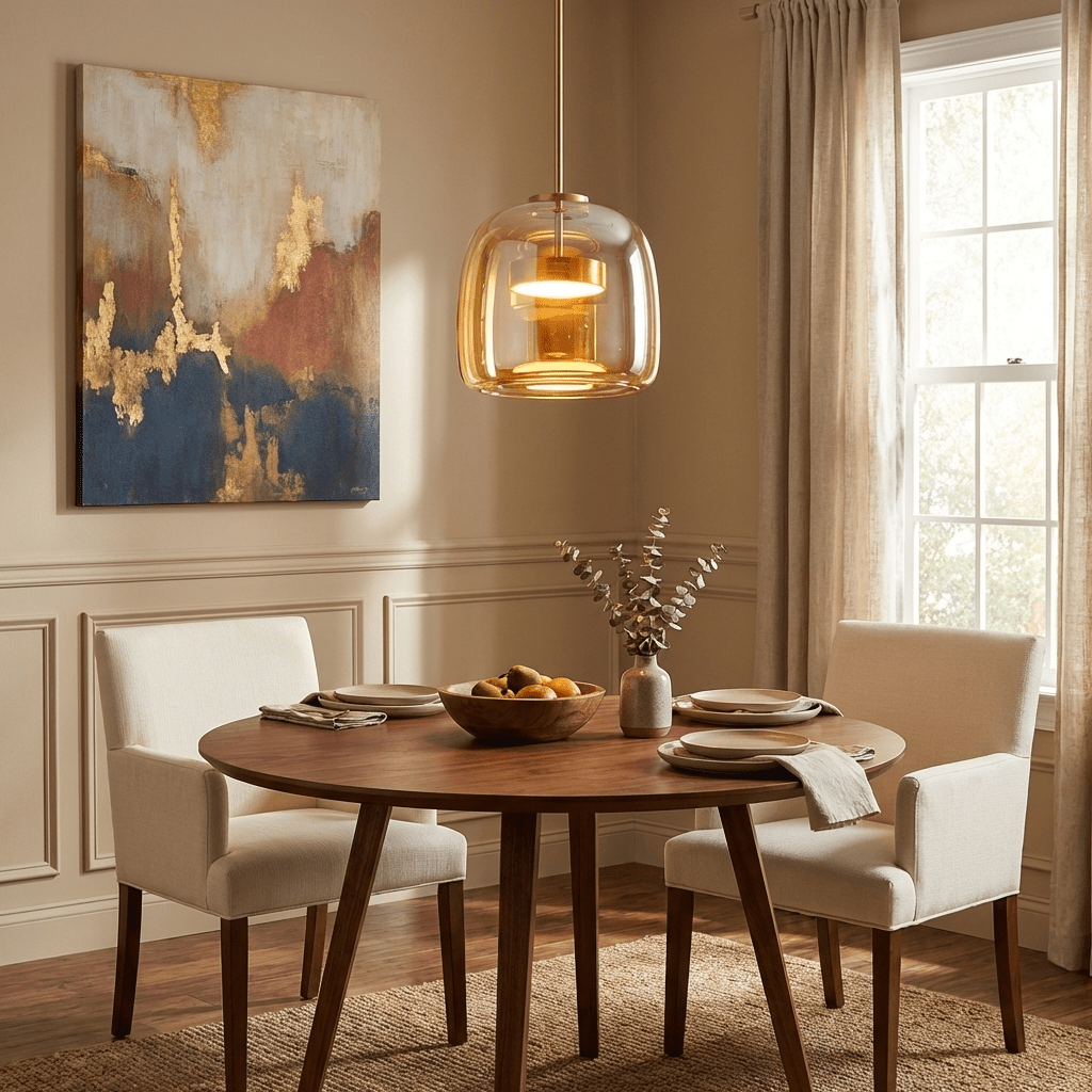 Metro Sphere Glass Pendant Lamp Hand-Blown Smoked Glass Modern Kitchen Island Lighting | Faylight