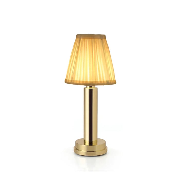 Doku Fabric Table Lamp 3W Dimmable Portable LED Lighting for Bedside and Home | Faylight