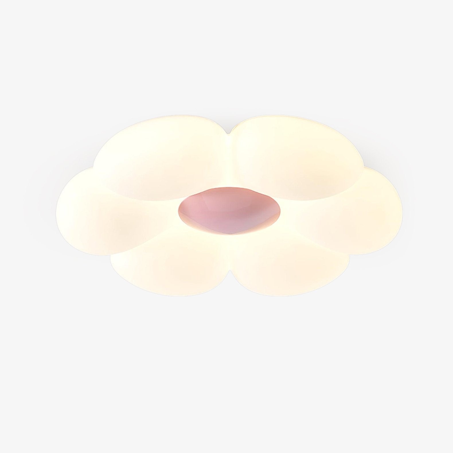Blooming Flower Ceiling Light Integrated LED White Pink Yellow Green Bedroom Dining Room Floral Pendant Lamp Decorative | Faylight