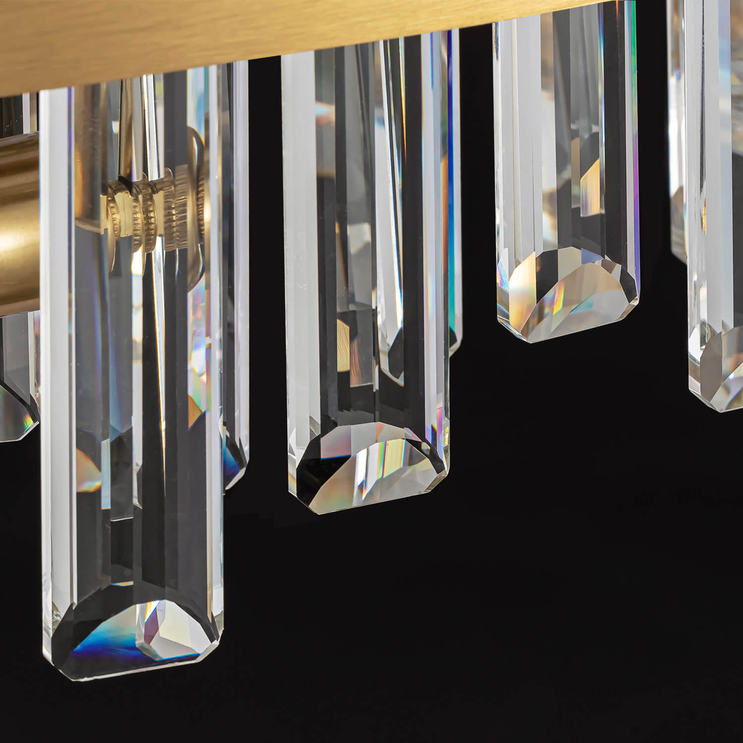 Crystal Round Chandelier Gold K9 Two-Tier 12 16 20 Lights Dining Room Living Room Kitchen Island Luxury Modern | Faylight