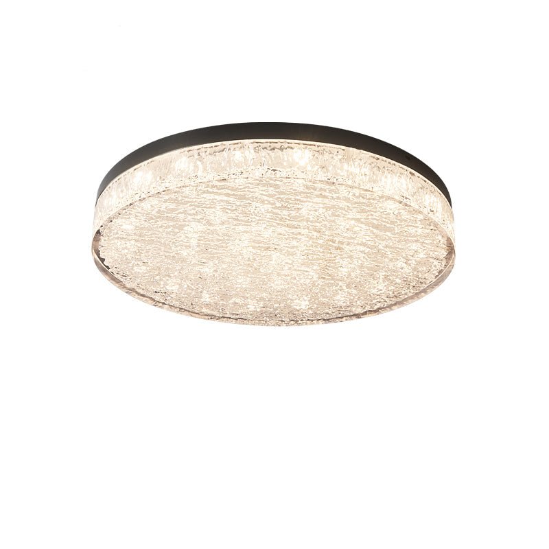 Crystal Core Ceiling Light Resin Brass Flush Mount LED Warm Diffused Living Room Bedroom Dining Room Modern Luxury Ceiling Lamp Layered Light Indoor | Faylight