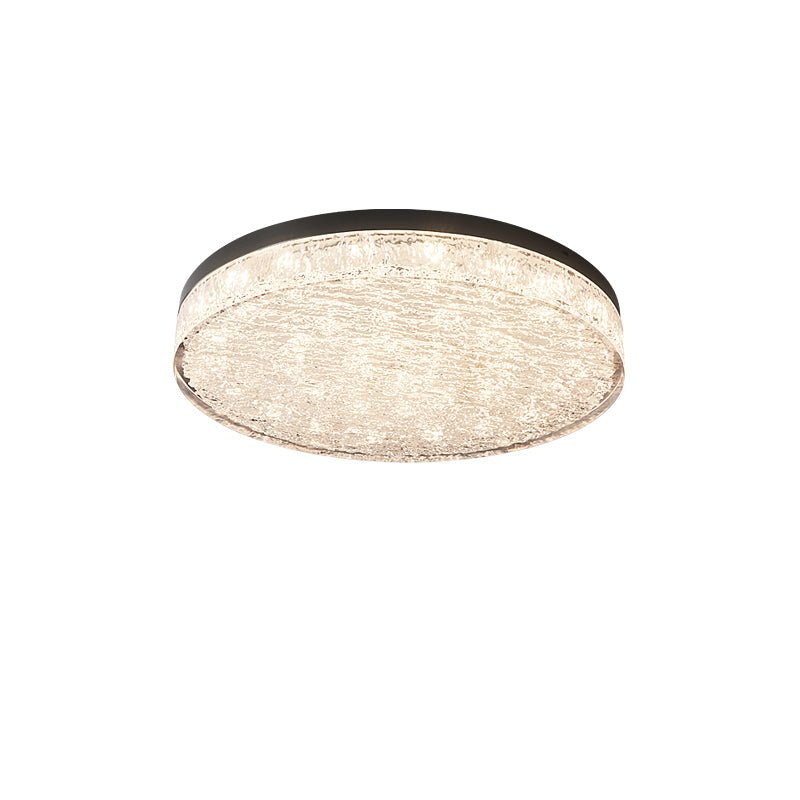 Crystal Core Ceiling Light Resin Brass Flush Mount LED Warm Diffused Living Room Bedroom Dining Room Modern Luxury Ceiling Lamp Layered Light Indoor | Faylight