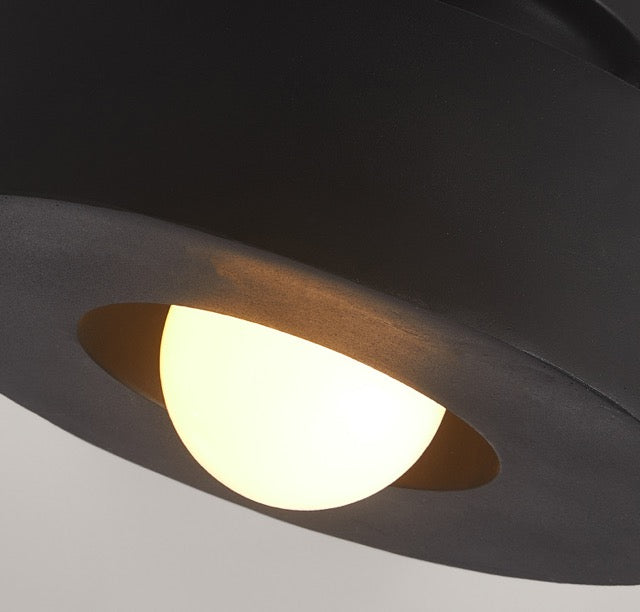 Etou Wabi-Sabi Resin Ceiling Light HDPE E27 30cm Bedroom Living Room Bathroom Kitchen Hardwired Minimalist Natural | Faylight