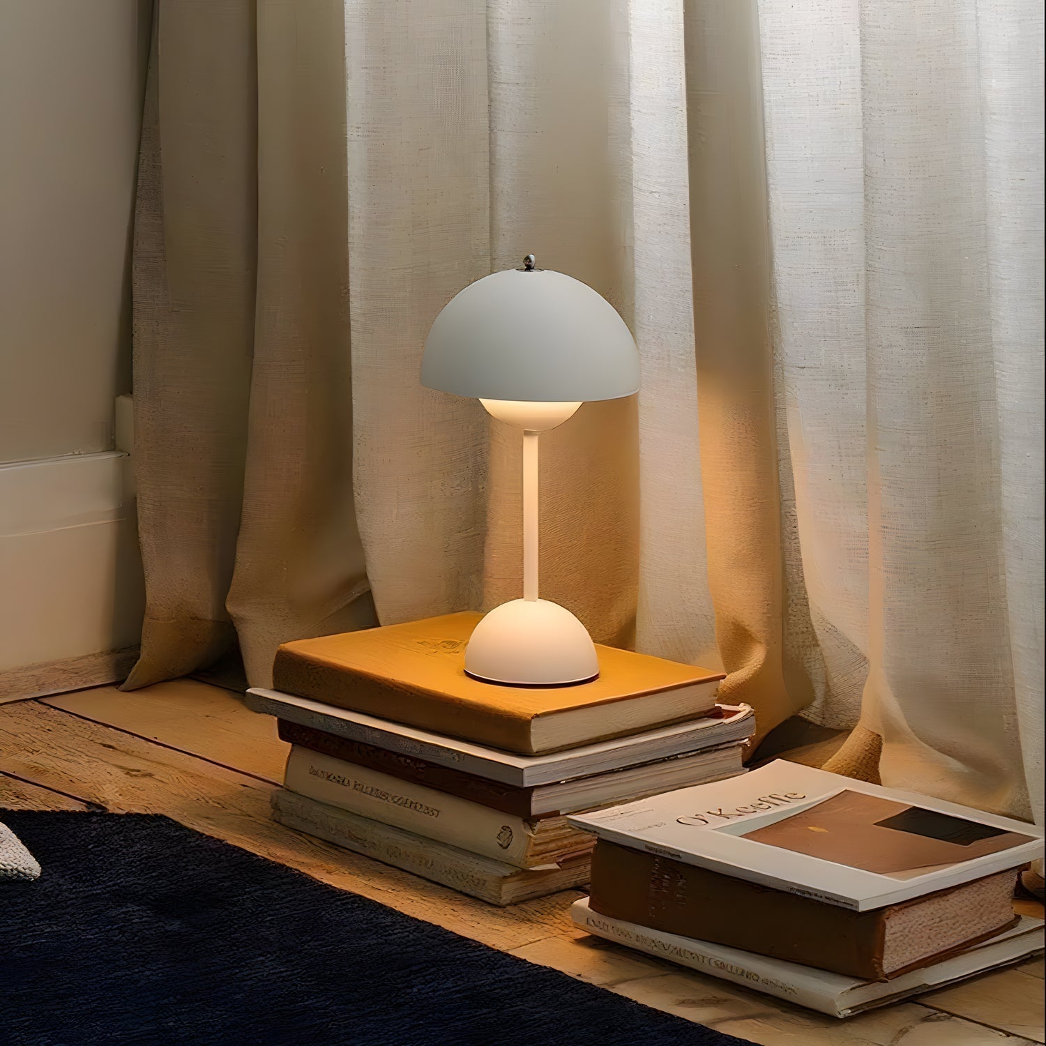 Flowerpot Portable Table Lamp Rechargeable LED Cordless Indoor Outdoor | Faylight