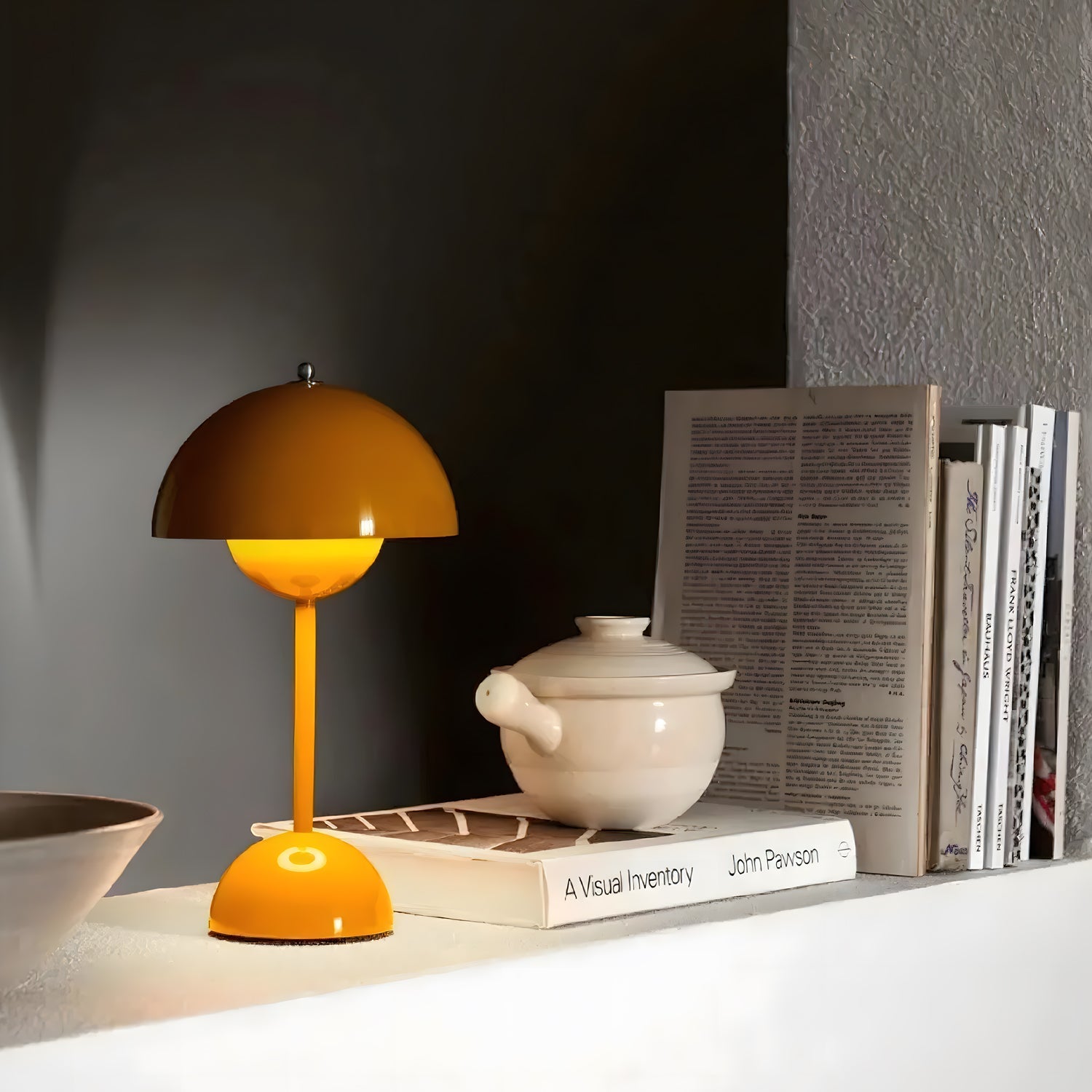 Flowerpot Portable Table Lamp Rechargeable LED Cordless Indoor Outdoor | Faylight