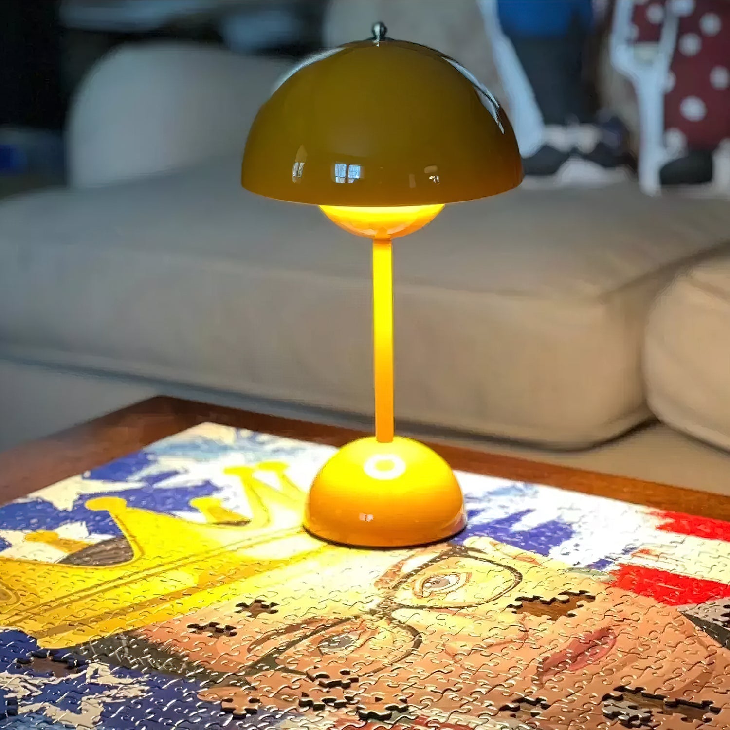 Flowerpot Portable Table Lamp Rechargeable LED Cordless Indoor Outdoor | Faylight