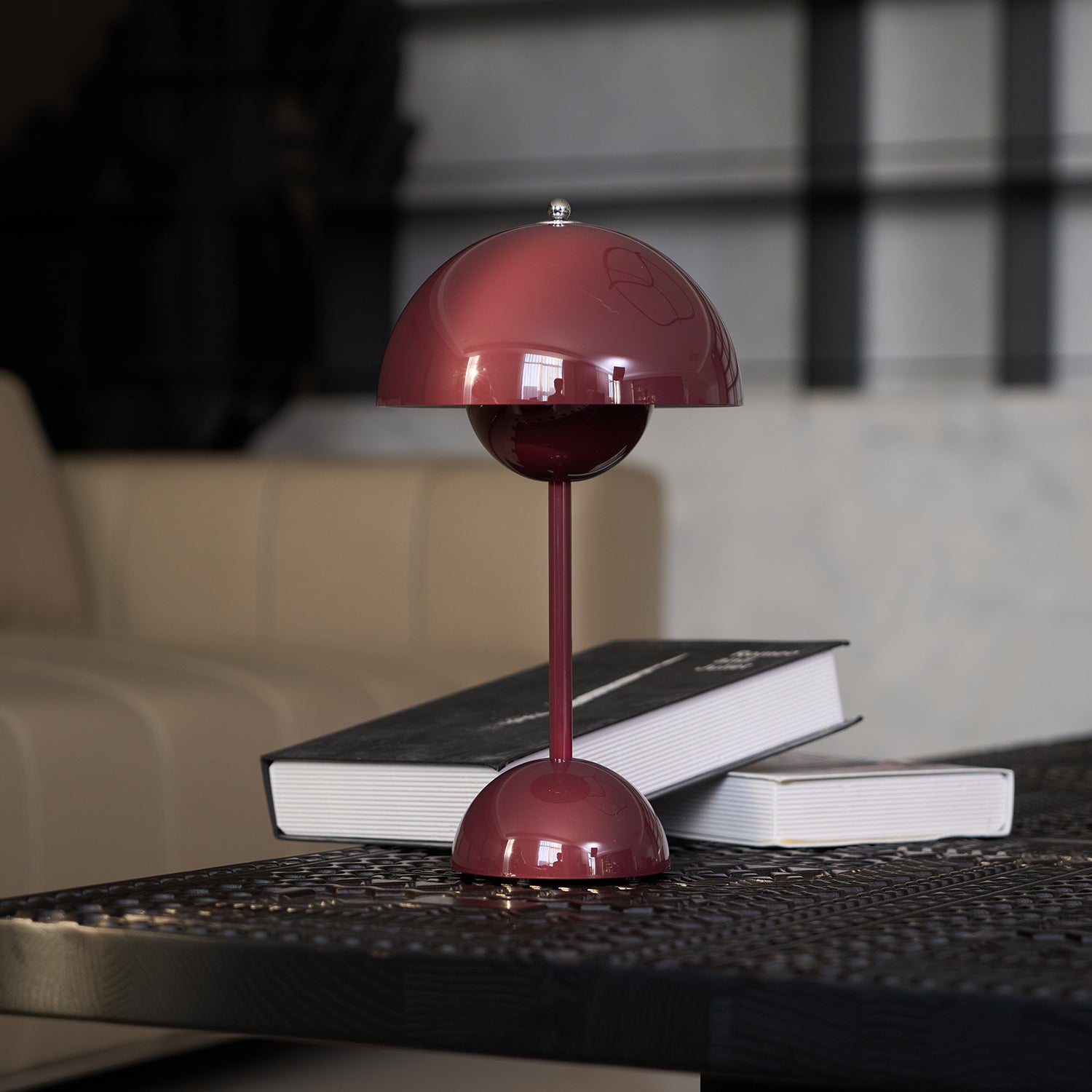Flowerpot Portable Table Lamp Rechargeable LED Cordless Indoor Outdoor | Faylight