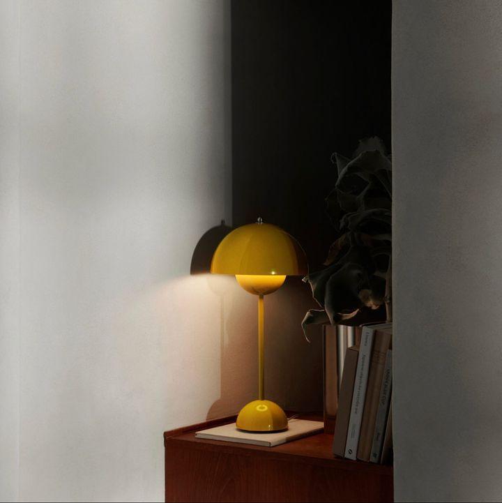 Flowerpot Portable Table Lamp Rechargeable LED Cordless Indoor Outdoor | Faylight