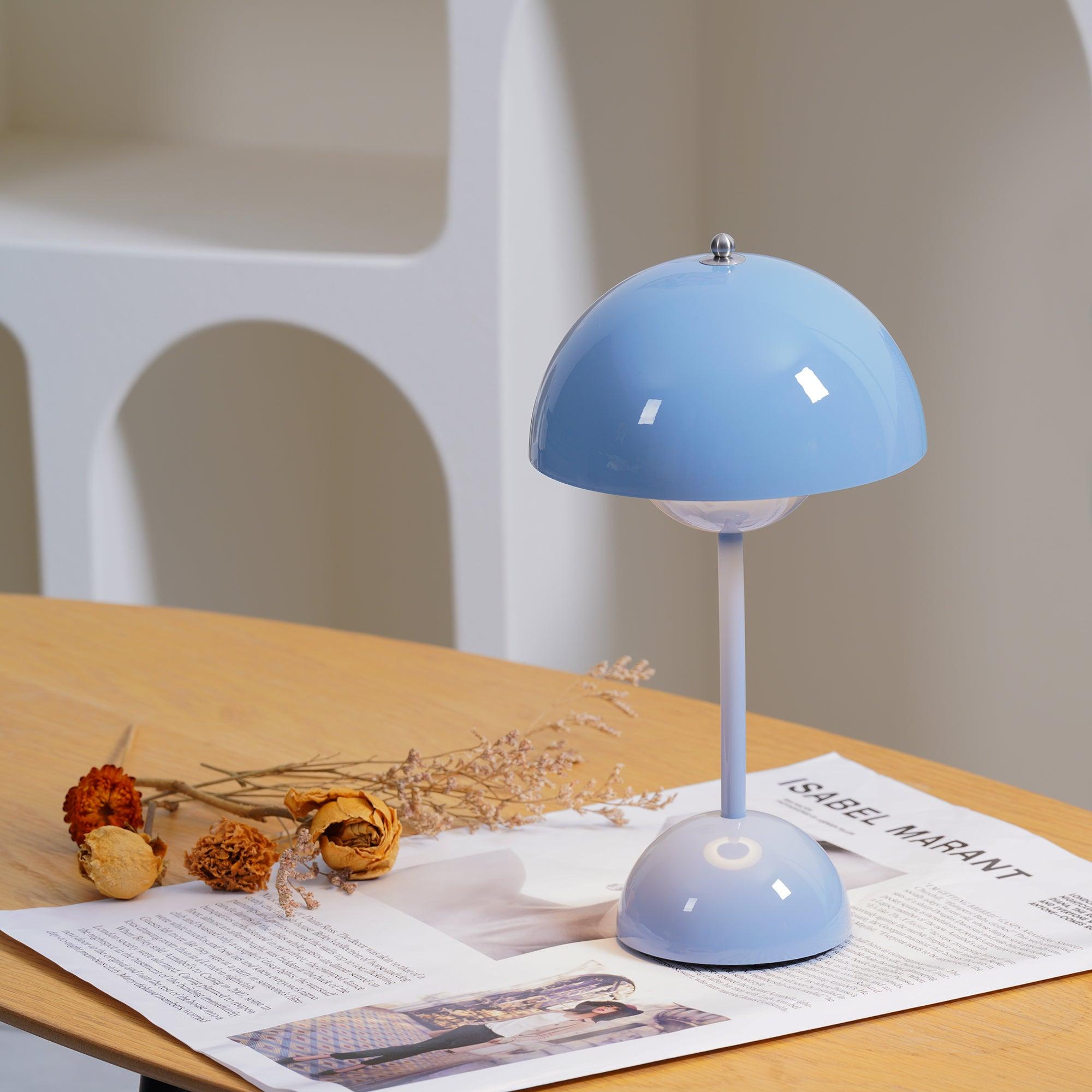 Flowerpot Portable Table Lamp Rechargeable LED Cordless Indoor Outdoor | Faylight