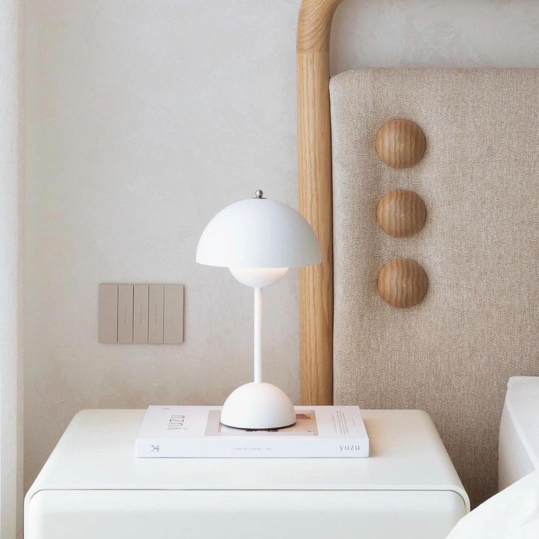 Flowerpot Portable Table Lamp Rechargeable LED Cordless Indoor Outdoor | Faylight