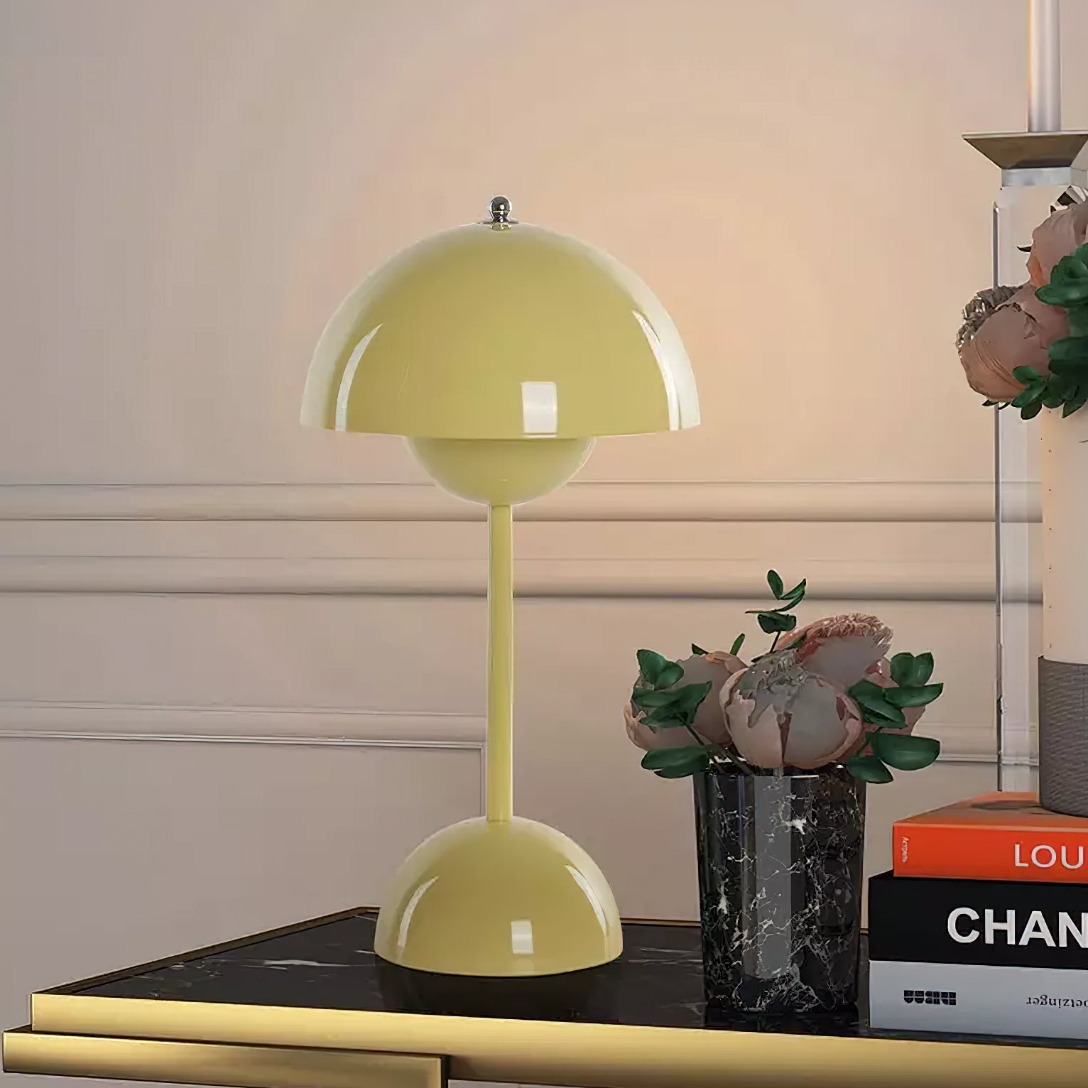 Flowerpot Portable Table Lamp Rechargeable LED Cordless Indoor Outdoor | Faylight