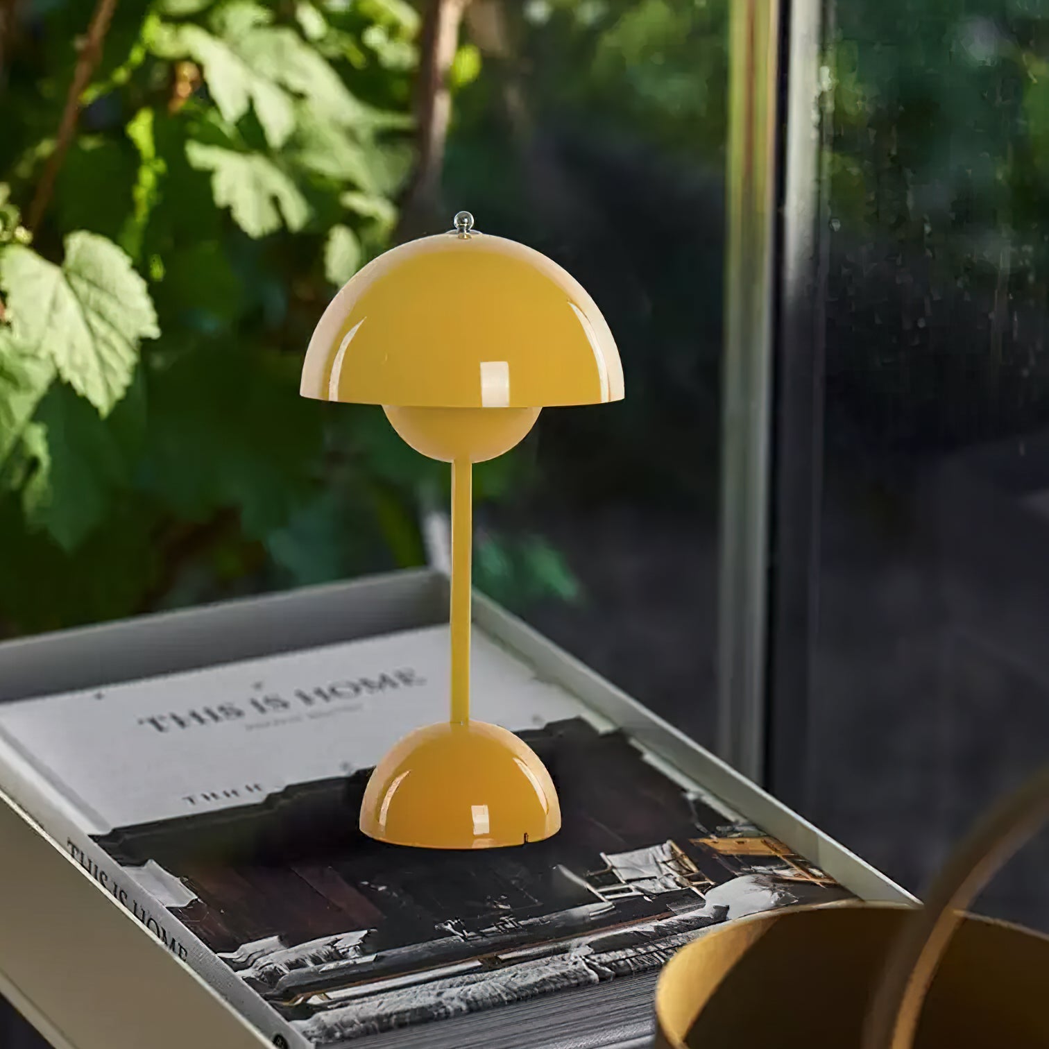 Flowerpot Portable Table Lamp Rechargeable LED Cordless Indoor Outdoor | Faylight