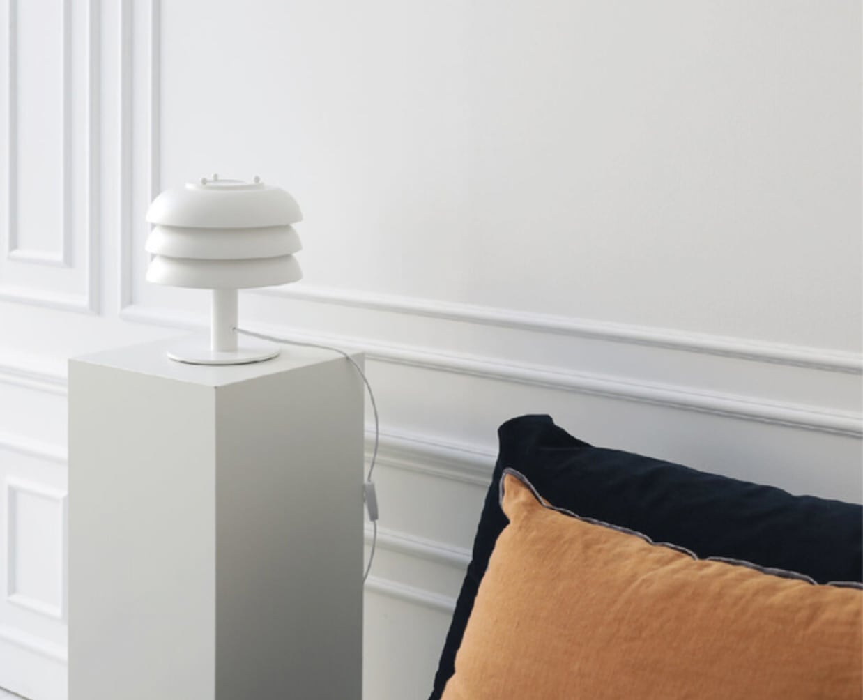 Organ Table Lamp Metal Aluminium E27 22cm Bedroom Living Room Bedside Modern Minimalist | Faylight