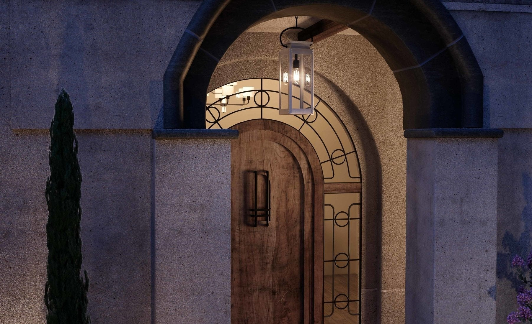 Modern Farmhouse Outdoor Pendant 27-3/8"H Stainless Steel Nautical Lantern Damp Location | Faylight