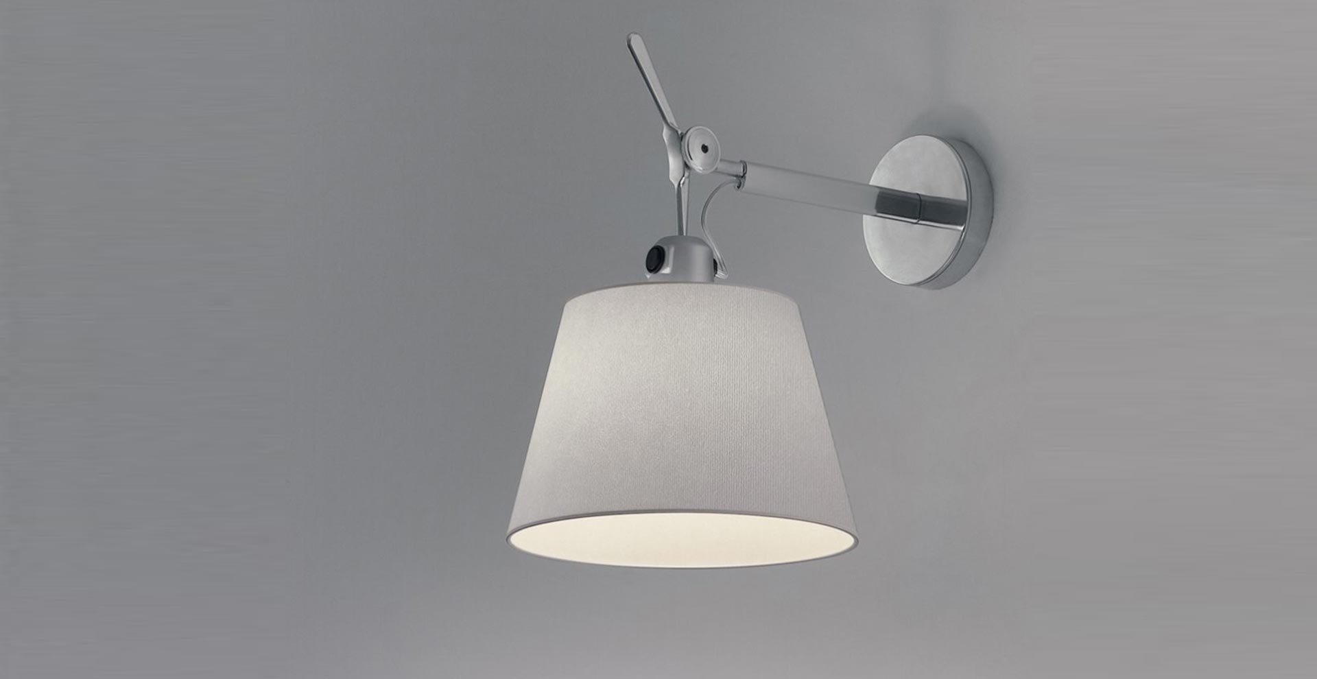 TOLO Adjustable Wall Lamp Fabric Shade Aluminum Arm E27 Bedroom Living Room Study Reading Light Modern | Faylight